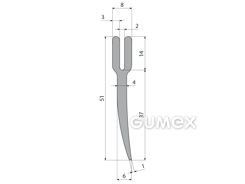 SILIKONPROFILE U-FORM